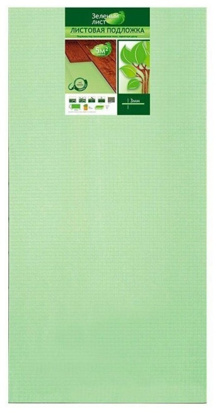 Подложка Solid Зеленый лист 3 мм